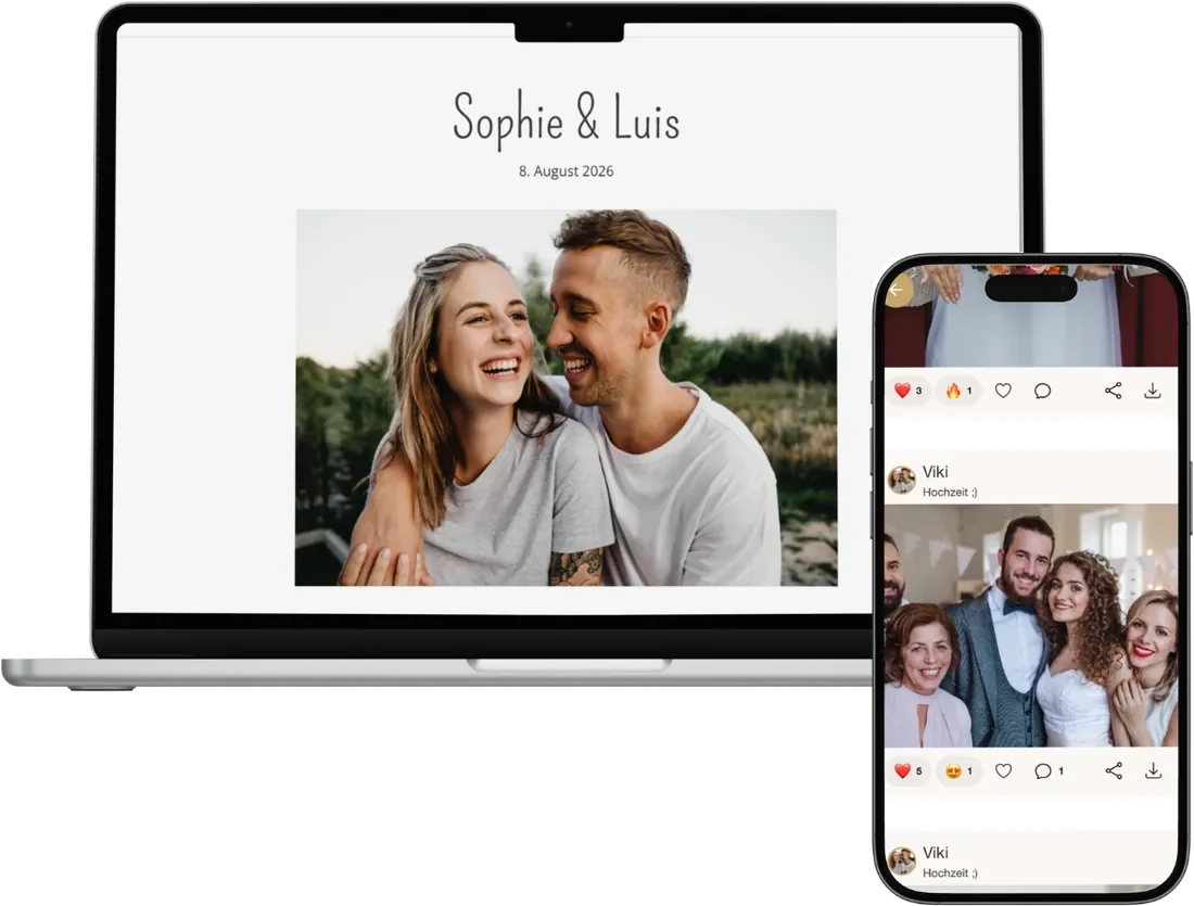 Hochzeitswebsite · Modern